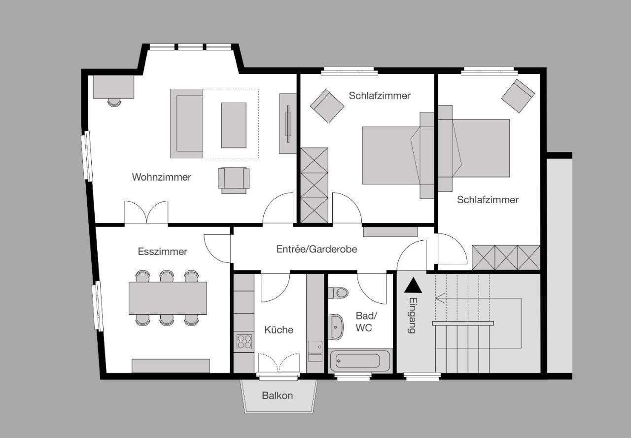 City Stay Furnished Apartments - Fasenstaubstrasseシャフハウゼン エクステリア 写真